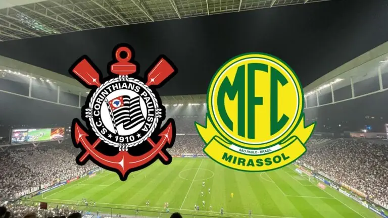 Onde vai passar Corinthians hoje x Mirassol e como assistir pelo celular ao vivo