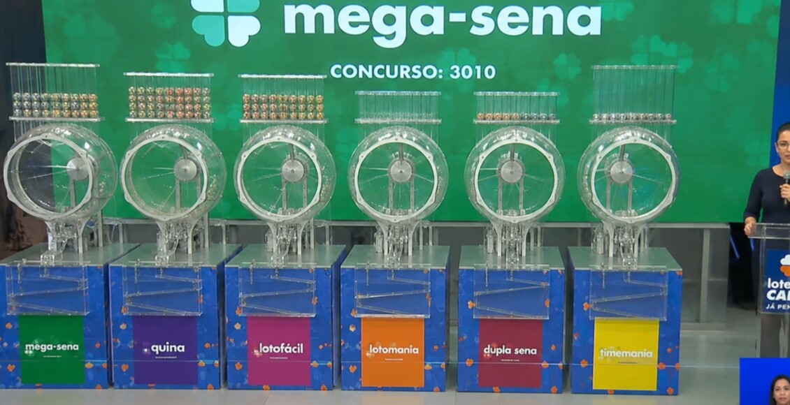 Resultado da Mega-Sena 3010 hoje