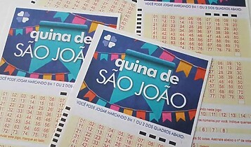 Até que horas pode jogar na Quina de São João 2026? Quando terminam as apostas da Quina de São João 2026