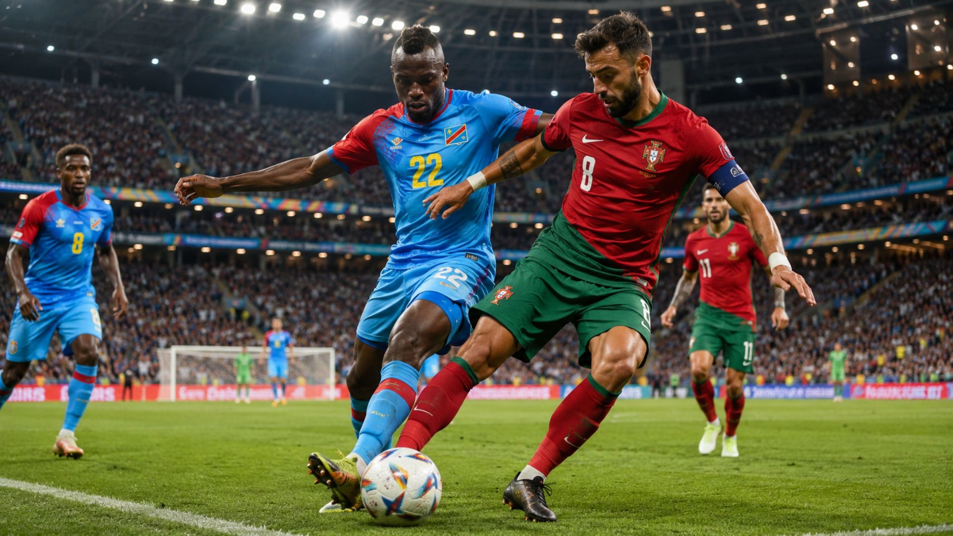 Portugal x Congo ao vivo no YouTube