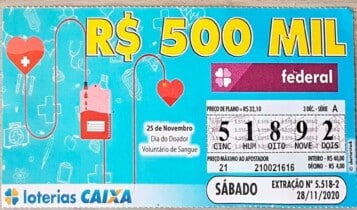 Hoje tem resultado da Loteria Federal 6084 de sábado