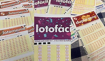 Rodada das loterias hoje tem Lotofácil 3724, Loteria Federal e Quina