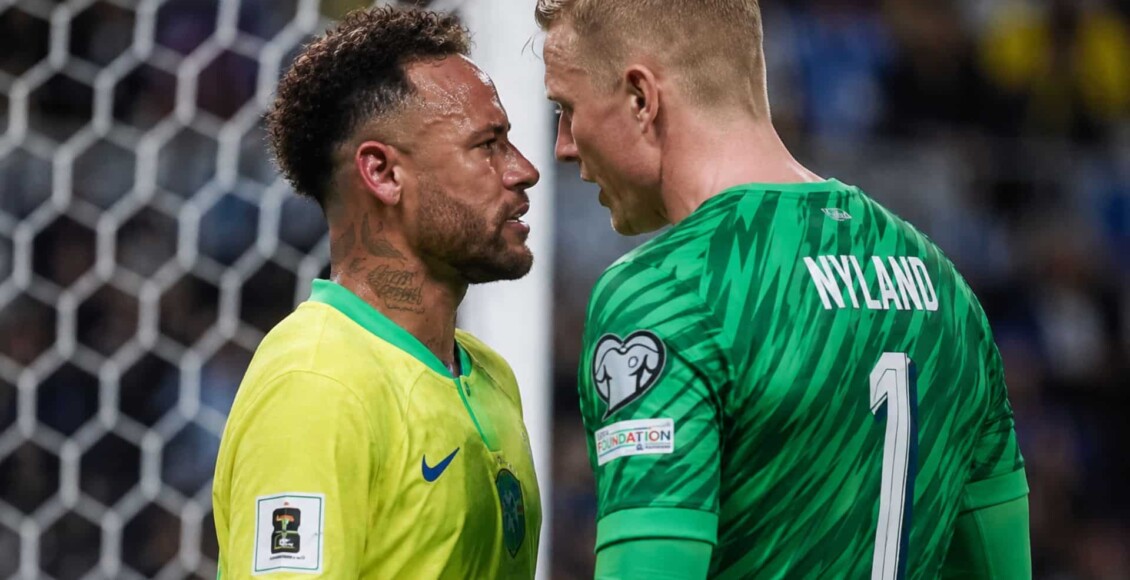 o que Neymar disse para o goleiro da Noruega