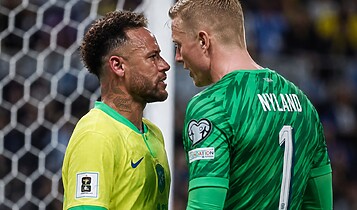 o que Neymar disse para o goleiro da Noruega