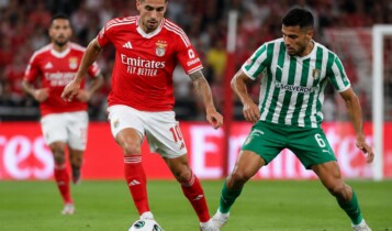 jogo do Benfica hoje
