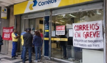 Greve dos Correios hoje