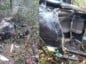destroços do helicóptero que levava Rick
