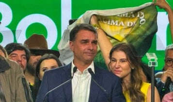 manifestação de Flávio Bolsonaro hoje