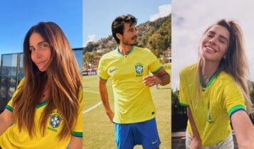 apoiadores estão usando verde e amarelo nas redes sociaisF